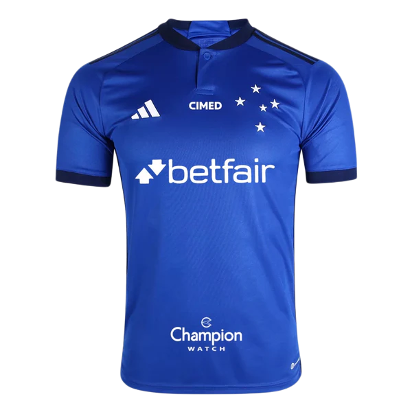 Camisa Cruzeiro 23/24 I Home - Todos os Patrocínios - Versão Torcedor