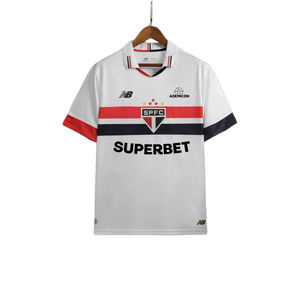 Camisa São Paulo 24/25 I Home - Todos os Patrocínios - Versão Torcedor
