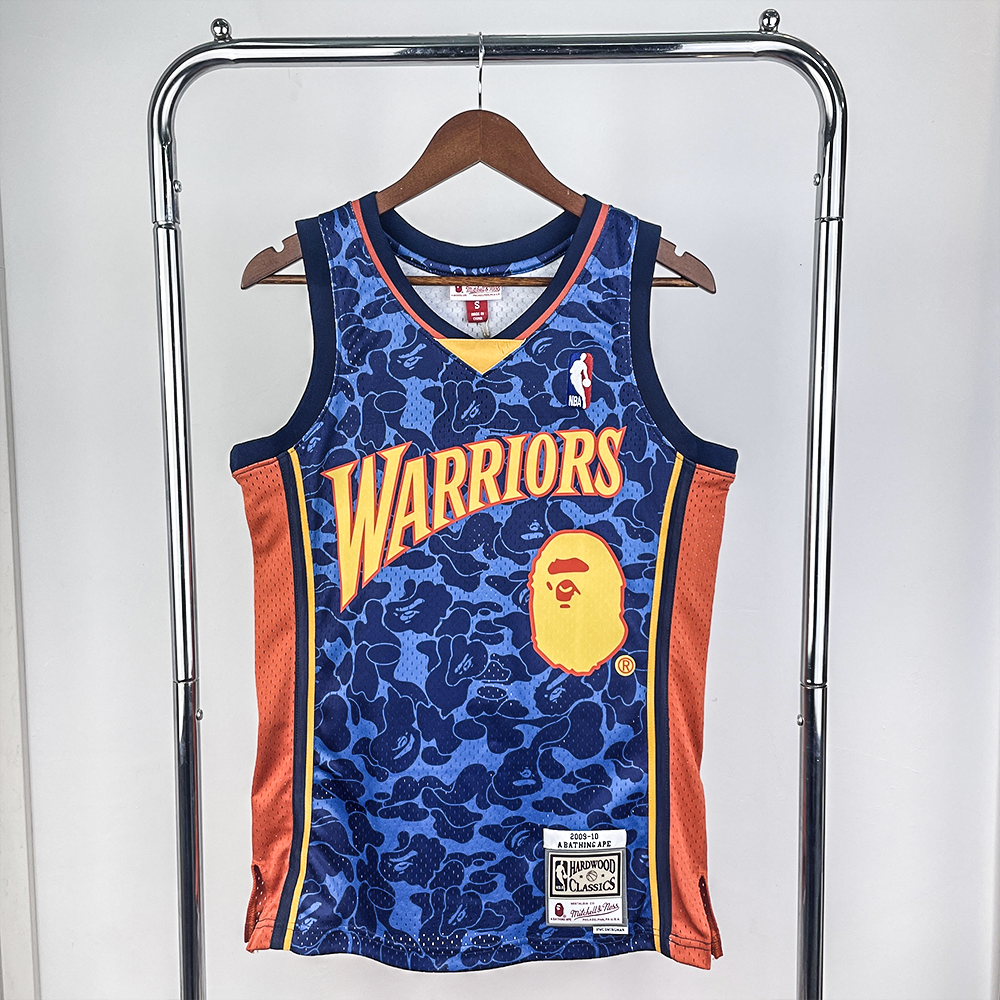 Regata Mitchell & Ness x BAPE - Golden State - Rei da Pelada