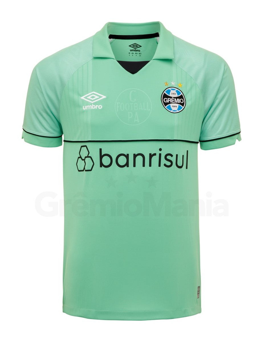Camisa Grêmio 23/24 Goleiro - Verde Claro - Versão Torcedor