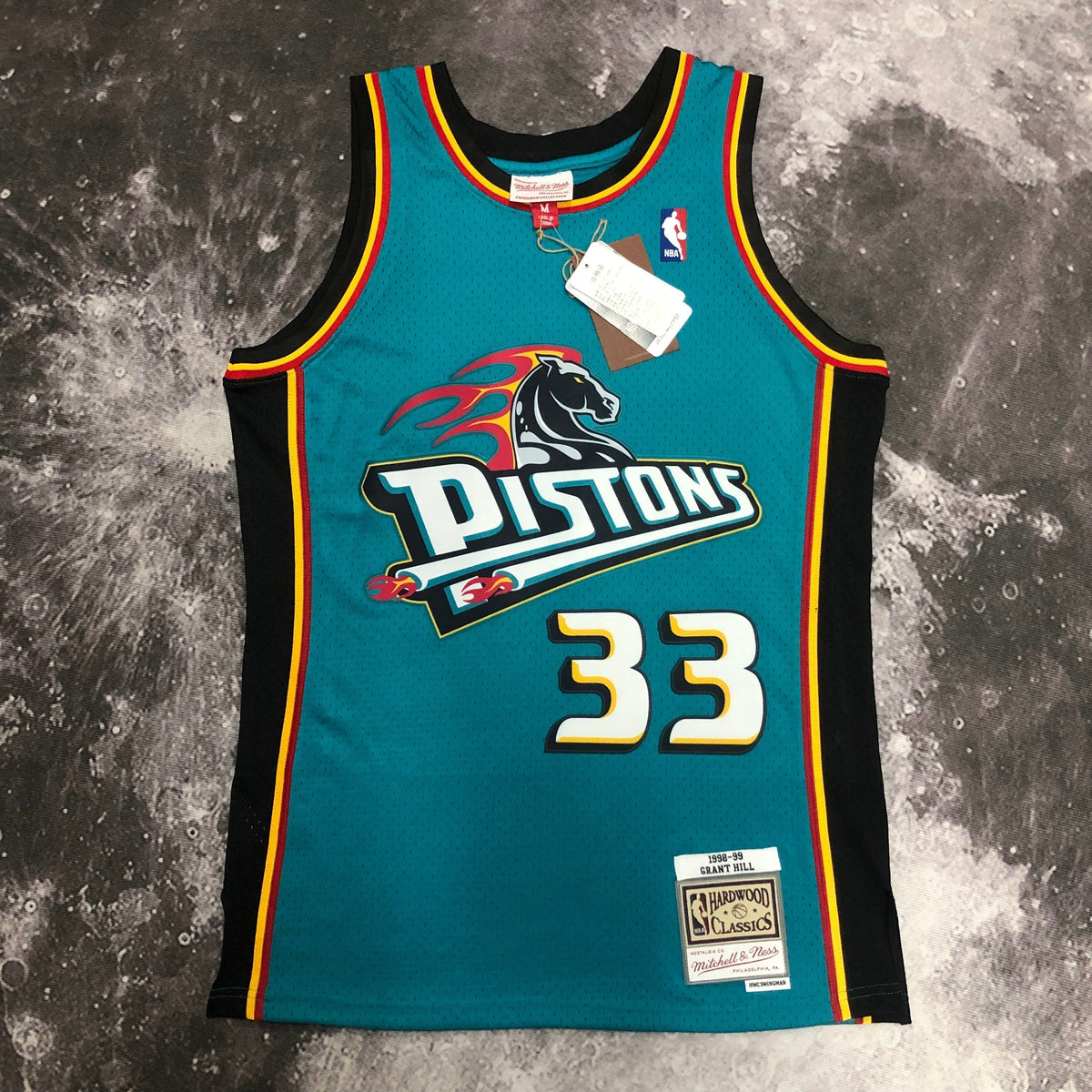 Regata Detroit Pistons Mitchell & Ness Away Edition 98/99 - Rei da Pelada