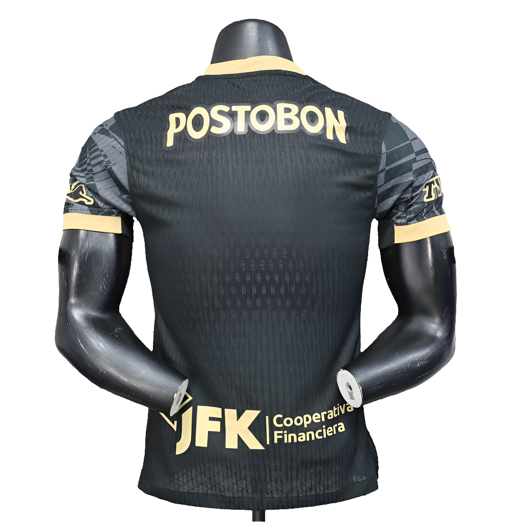 Camisa Atletico Nacional 25/26 Edição Preta - Versão Jogador