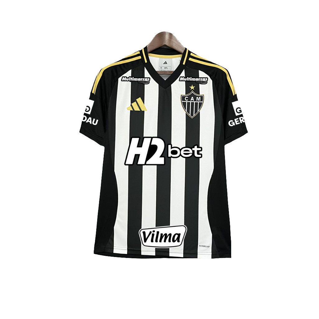 Camisa Atlético Mineiro 25/26 I Home - Todos os Patrocínios - Versão Torcedor