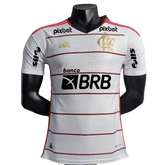 Camisa Flamengo 23/24 II Away - Todos os Patrocínios - Versão Jogador