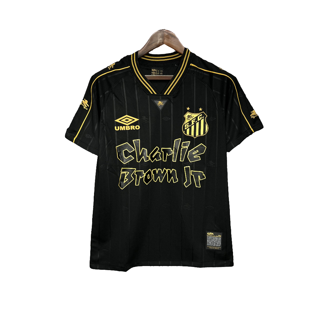 Camisa Santos 24/25 Charlie Brown JR - Preto - Versão Torcedor