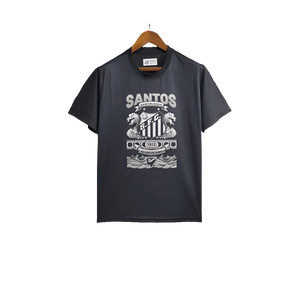 Camisa Santos 25/26 Edição Casual - Preto - Versão Torcedor