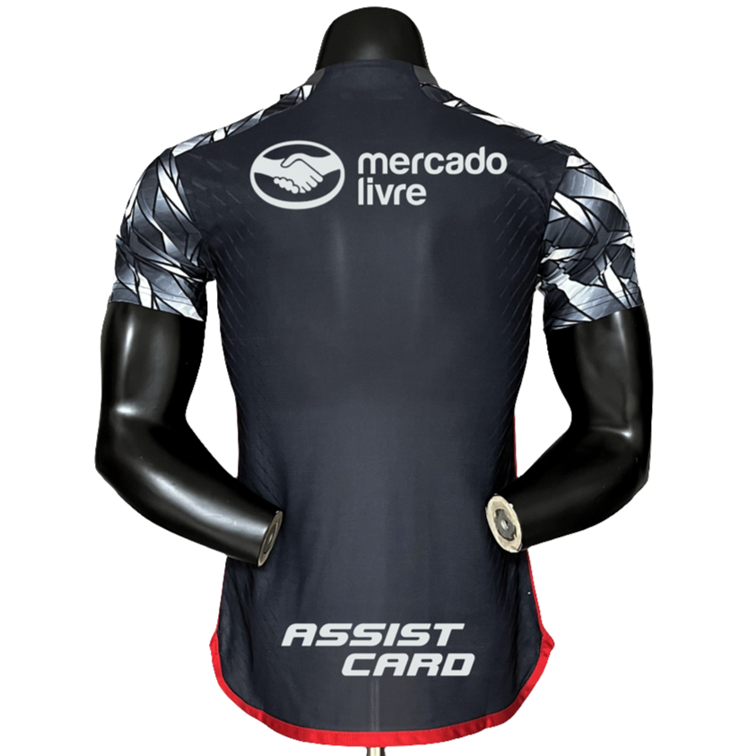 Camisa Flamengo 24/25 III Third - Todos os Patrocínios - Versão Jogador