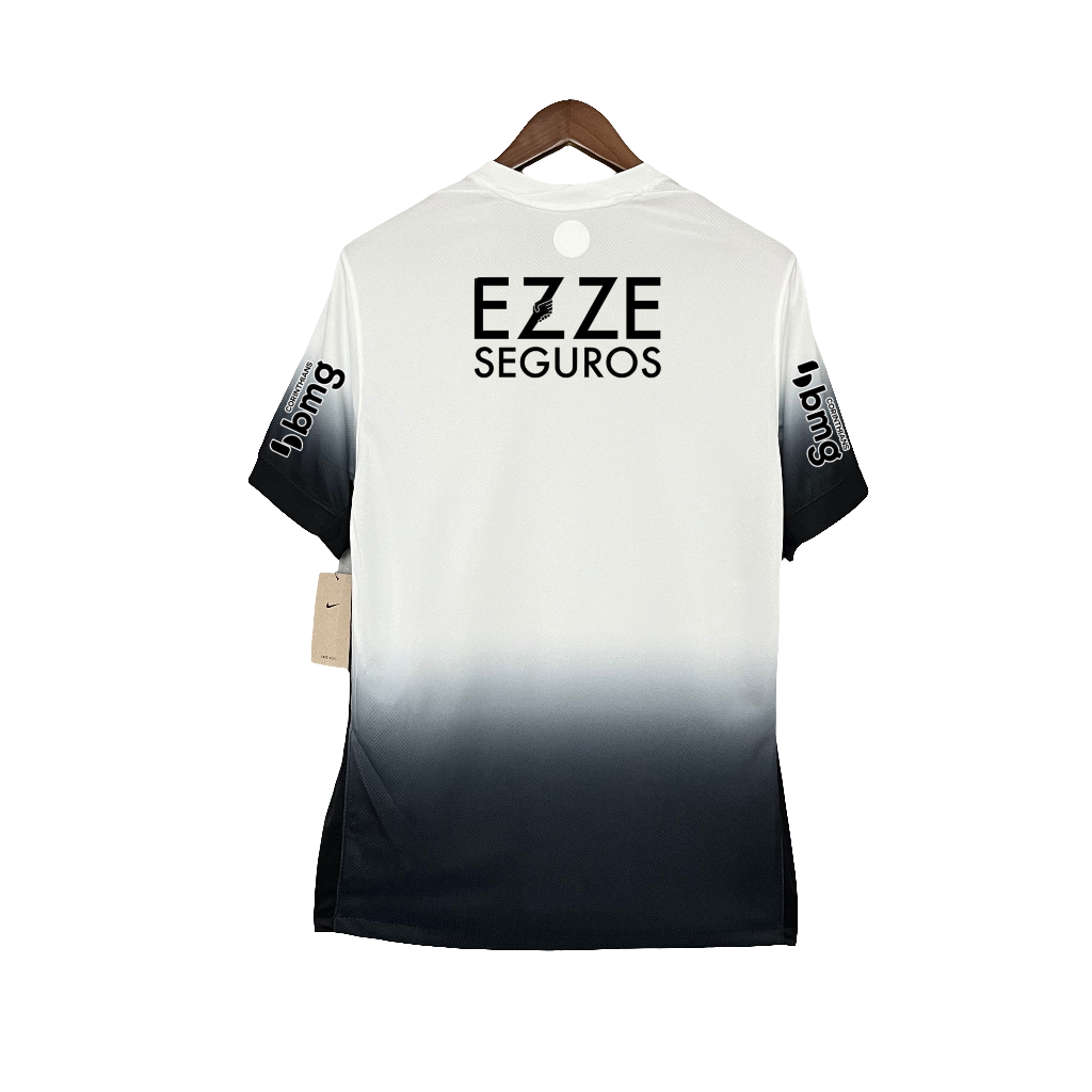 Camisa Corinthians 24/25 I Home - Todos os Patrocínios - Versão Torcedor