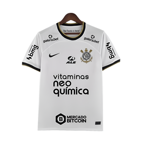 Camisa Corinthians 22/23 I Home - Todos os Patrocínios - Versão Torcedor