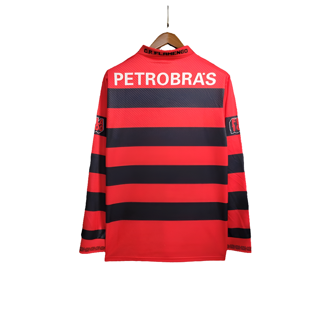 Camisa Flamengo 94/95 I Home - Versão Retrô Manga Longa