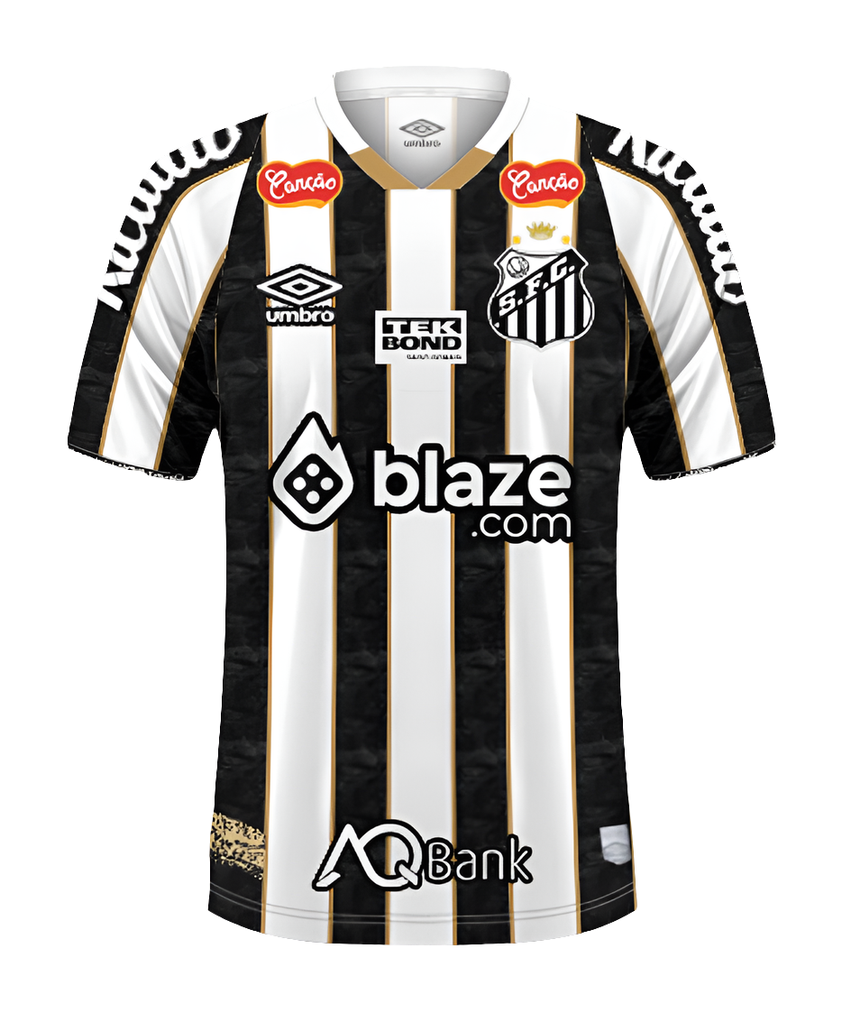 Camisa Santos 24/25 II Away - Todos os Patrocínios - Versão Torcedor