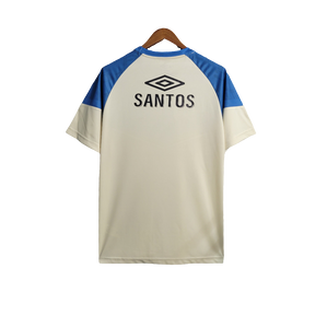 Camisa Santos 23/24 Treino - Bege - Versão Torcedor