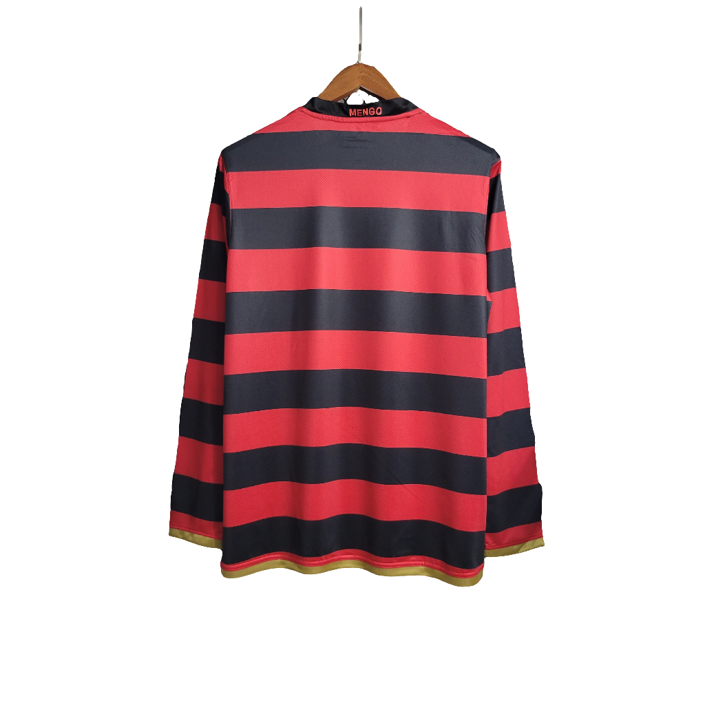 Camisa Flamengo 2009 I Home - Versão Retrô Manga Longa