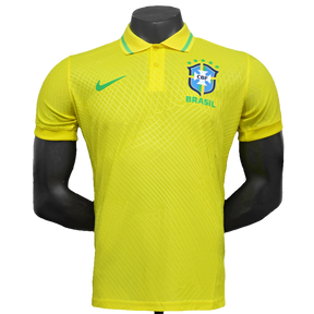 Camisa Brasil 25/26 Edição Polo - Amarelo - Versão Jogador