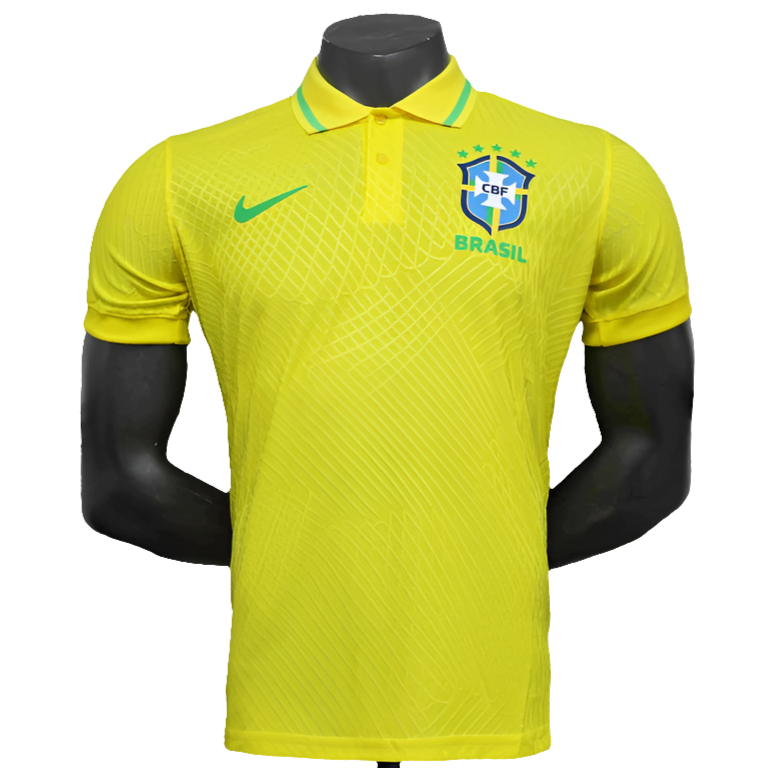 Camisa Brasil 25/26 Edição Polo - Amarelo - Versão Jogador