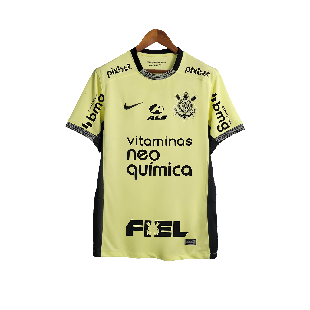 Camisa Corinthians 23/24 III Third - Todos os Patrocínios - Versão Torcedor