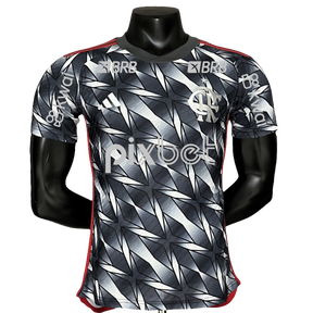 Camisa Flamengo 24/25 III Third - Todos os Patrocínios - Versão Jogador