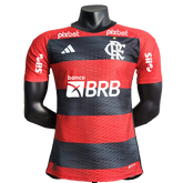 Camisa Flamengo 23/24 I Home - Todos os Patrocínios - Versão Jogador