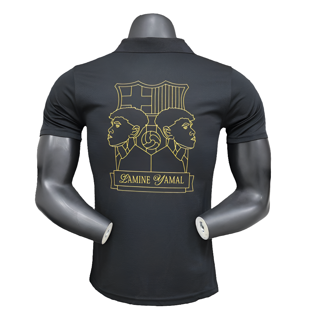 Camisa Barcelona 25/26 Preto - Edição Especial - Versão Jogador