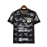 Camisa Corinthians 22/23 II Away - Todos os Patrocínios - Versão Torcedor