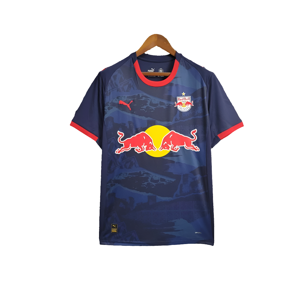Camisa Vermelho Bull Salzburg 25/26 II Away - Versão Torcedor