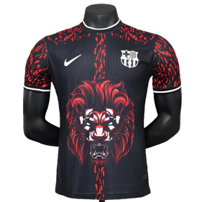 Camisa Barcelona 25/26 Edição Leão - Vermelho - Versão Jogador