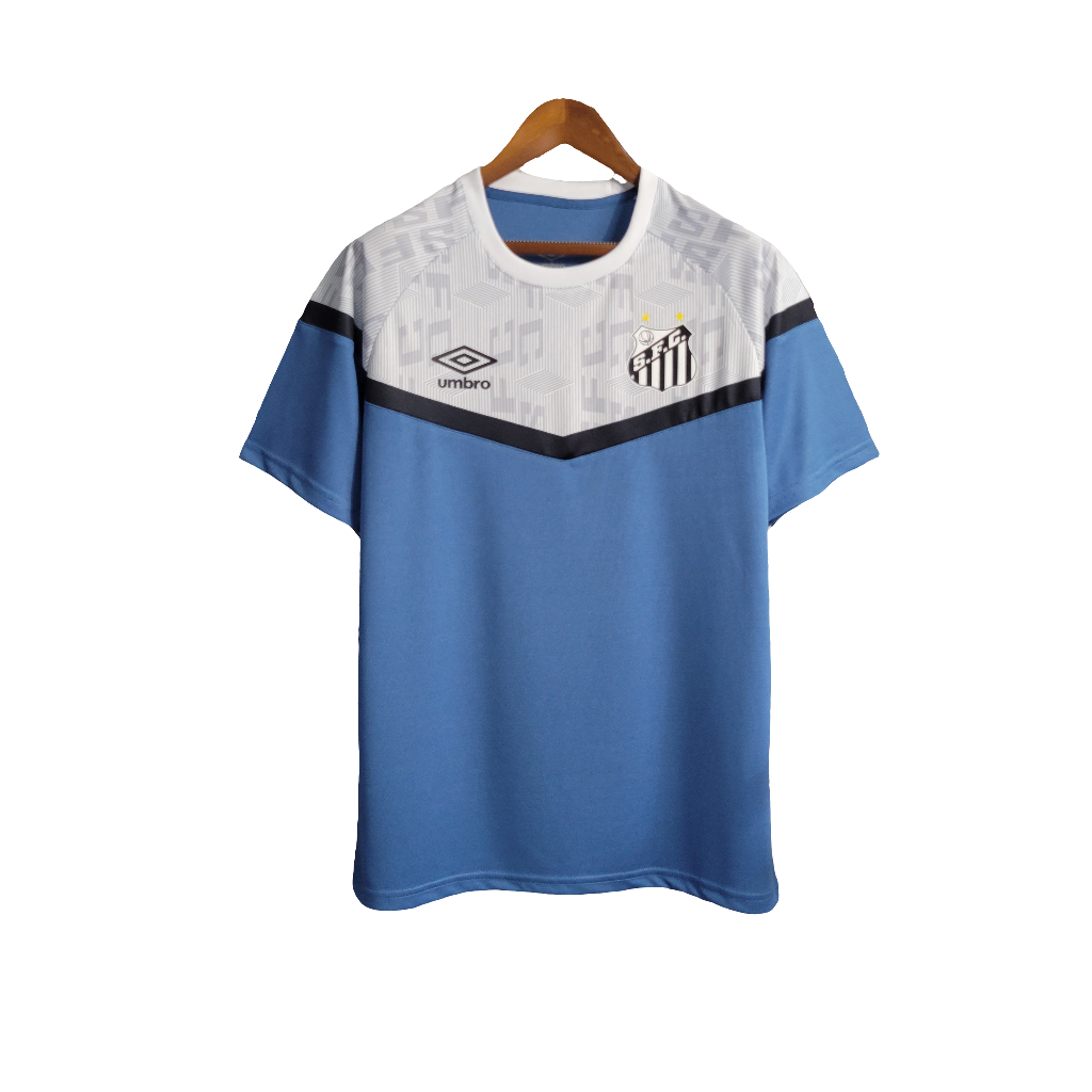 Camisa Santos 23/24 Treino - Azul - Versão Torcedor
