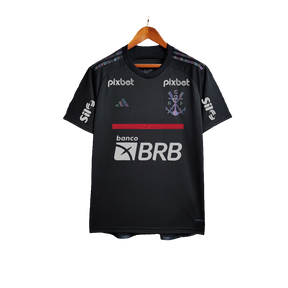 Camisa Flamengo 23/24 III Third - Todos os Patrocínios - Versão Torcedor