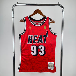 Regata Miami Heat Mitchell & Ness BAPE Edition 1993 - Rei da Pelada