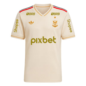 Camisa Flamengo 2025/26 III - Todos os Patrocínios - Versão Jogador