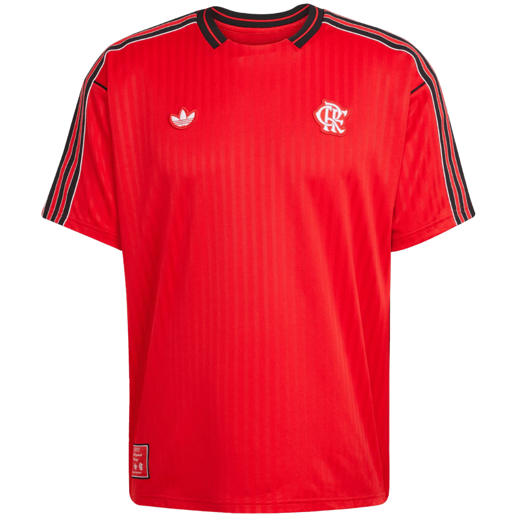 Camisa Flamengo Terrace Icons 2025 Adidas Vermelha