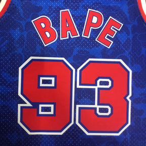 Regata Brooklyn Nets Mitchell & Ness Bape 93 - Rei da Pelada