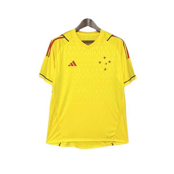 Camisa Cruzeiro 24/25 Goleiro - Amarelo - Versão Torcedor