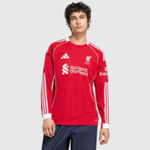 Camisa Liverpool Home 2025/26 - Manga Longa