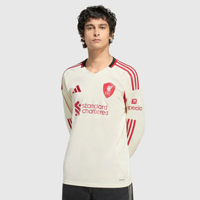 Camisa Liverpool Away 2025/26 - Manga Longa