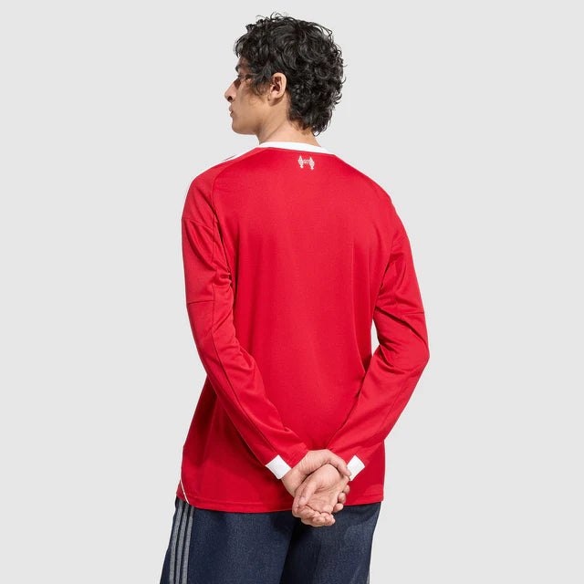 Camisa Liverpool Home 2025/26 - Manga Longa