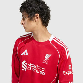 Camisa Liverpool Home 2025/26 - Manga Longa