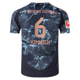 Camisa Joshua Kimmich Bayern de Munique 24/25 II Away - Versão Jogador