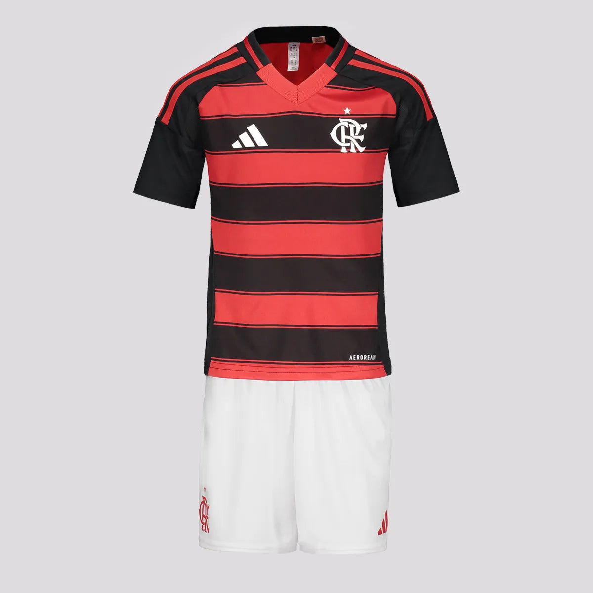 Kit Infantil Flamengo I 25/26 Torcedor Adidas