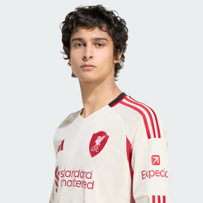 Camisa Liverpool Away 2025/26 - Manga Longa