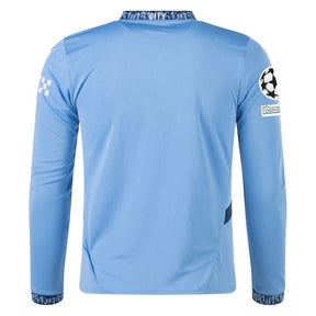 Camisa Manchester City - Liga dos Campeões - 24/25 I Home - Manga Longa