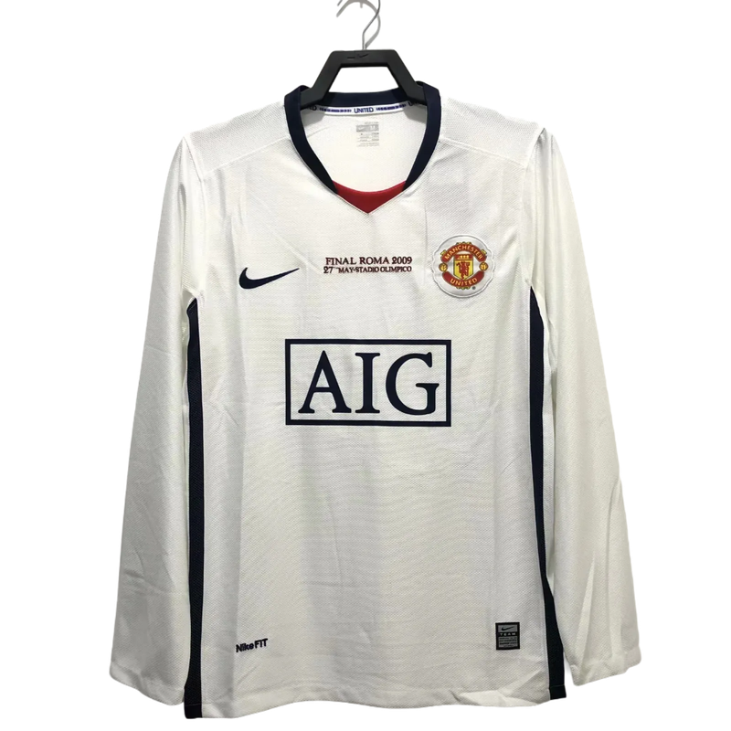 Camisa Manchester United 08/09 II Away - Versão Retrô Manga Longa