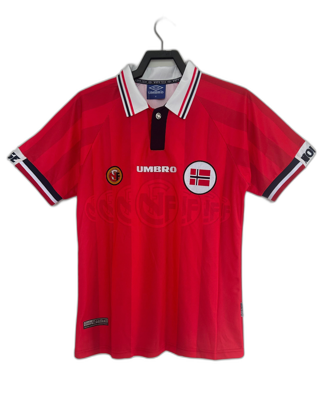 Camisa Norway 1998 I Home - Versão Retrô