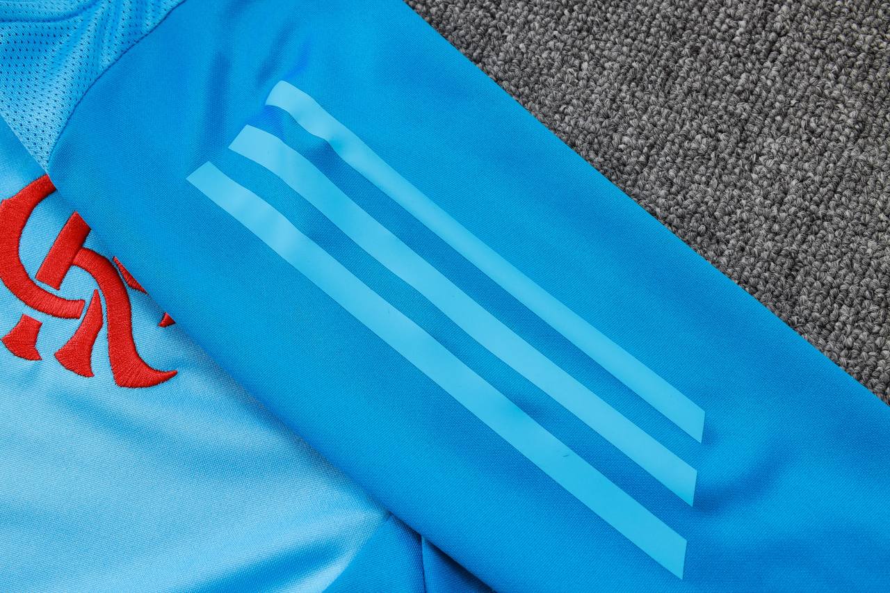 Conjunto do Flamengo Azul Claro 2025