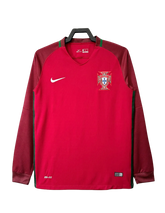 Camisa Portugal 2016 I Home - Versão Retrô Manga Longa
