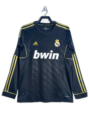 Camisa Real Madrid 11/12 II Away Manga Longa - Versão Retrô