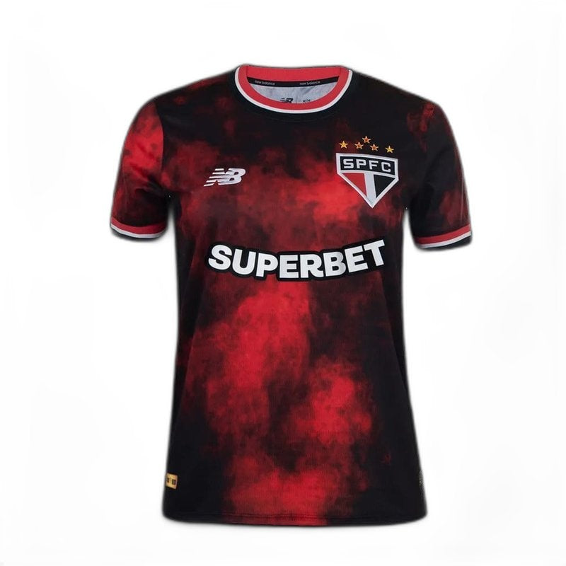 Camisa São Paulo 24/25 Comemorativa - Preta - Feminina